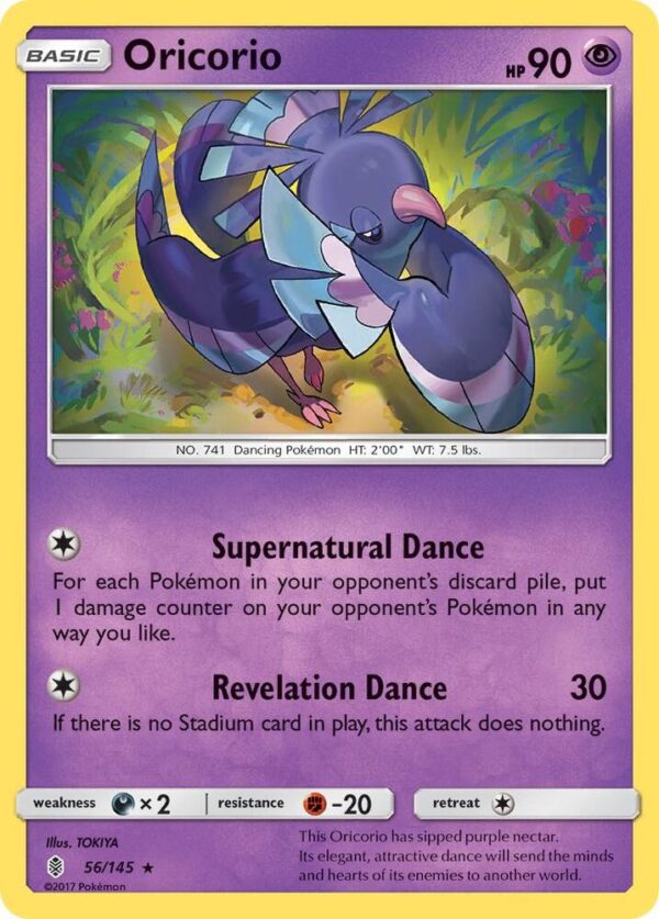 Oricorio (56) 56/145 Normal SM – Guardians Rising