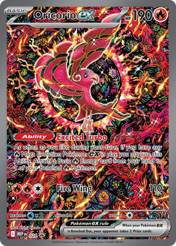 Oricorio ex 024 Holofoil ME: Mega Evolution Promo