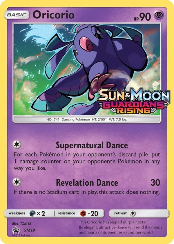 Oricorio SM19 (Prerelease) Holofoil SM Promos Oricorio SM19 (Prerelease) Holofoil SM Promos