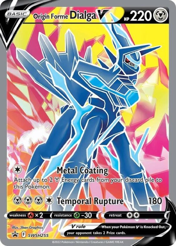 Origin Forme Dialga V SWSH255 Holofoil SWSH: Sword & Shield Promo Cards