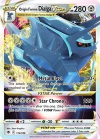 Origin Forme Dialga VSTAR | 114/189 | Holofoil | SWSH10: Astral Radiance