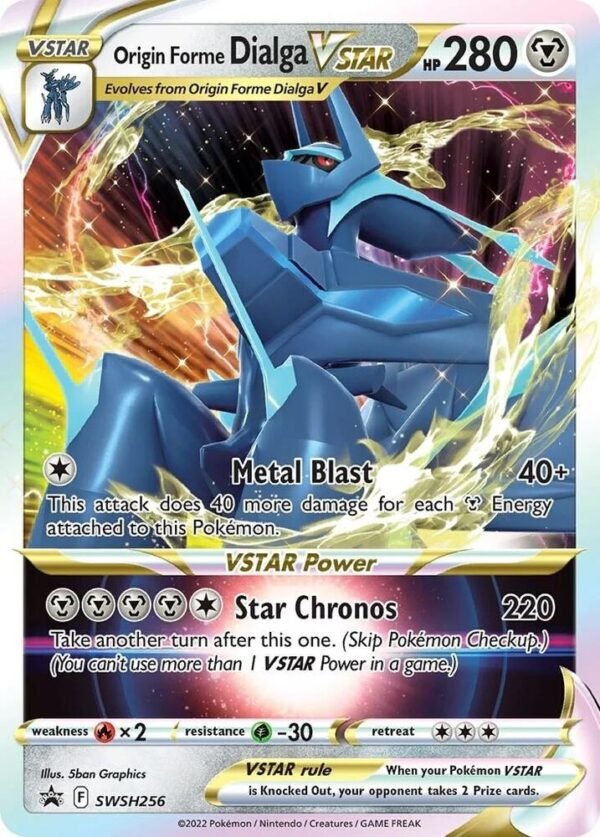 Origin Forme Dialga VSTAR SWSH256 Holofoil SWSH: Sword & Shield Promo Cards Origin Forme Dialga VSTAR SWSH256 Holofoil SWSH: Sword & Shield Promo Cards