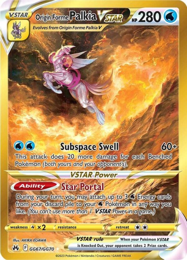 Origin Forme Palkia VSTAR (Secret) GG67/GG70 Holofoil Crown Zenith: Galarian Gallery Origin Forme Palkia VSTAR (Secret) GG67/GG70 Holofoil Crown Zenith: Galarian Gallery