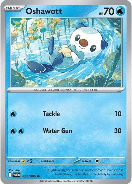 Oshawott 021/086 Normal SV: White Flare