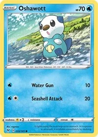 Oshawott | 033/185 | Normal | SWSH04: Vivid Voltage