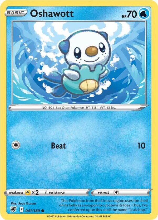 Oshawott 041/189 Reverse Holofoil SWSH10: Astral Radiance
