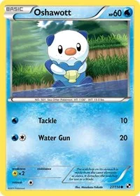 Oshawott (27) | 27/114 | Reverse Holofoil | Black and White