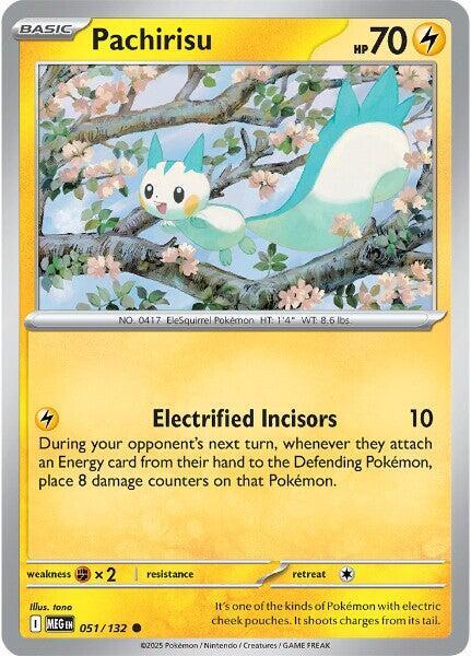 Pachirisu 051/132 Normal ME01: Mega Evolution