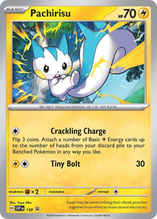 Pachirisu 158 Holofoil SV: Scarlet & Violet Promo Cards Pachirisu 158 Holofoil SV: Scarlet & Violet Promo Cards