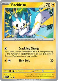 Pachirisu | 158 | Holofoil | SV: Scarlet & Violet Promo Cards Pachirisu | 158 | Holofoil | SV: Scarlet & Violet Promo Cards