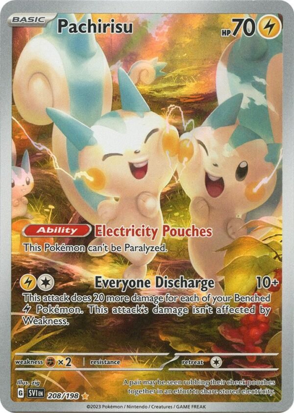 Pachirisu 208/198 Holofoil SV01: Scarlet & Violet Base Set