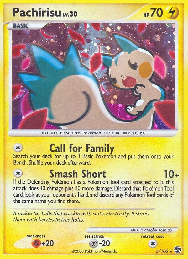Pachirisu 5/106 Holofoil Great Encounters Pachirisu 5/106 Holofoil Great Encounters