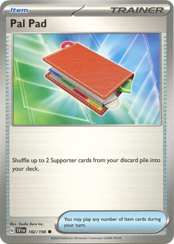 Pal Pad 182/198 Reverse Holofoil SV01: Scarlet & Violet Base Set