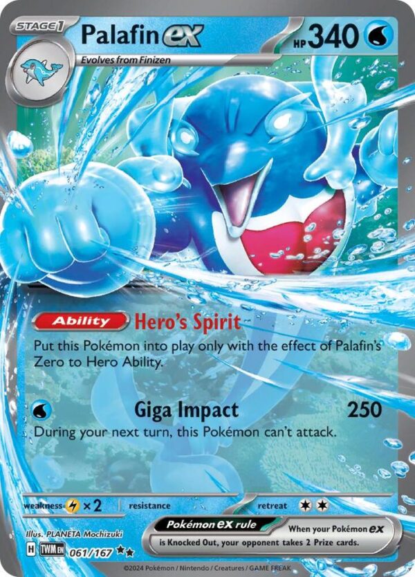 Palafin ex 061/167 Holofoil SV06: Twilight Masquerade