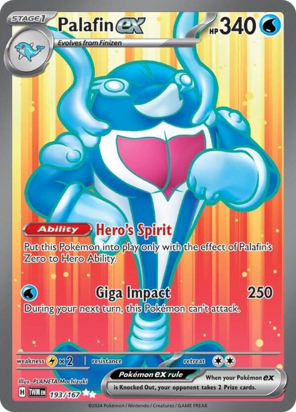 Palafin ex 193/167 Holofoil SV06: Twilight Masquerade Palafin ex 193/167 Holofoil SV06: Twilight Masquerade