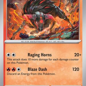 Paldean Tauros 028/193 Normal SV02: Paldea Evolved