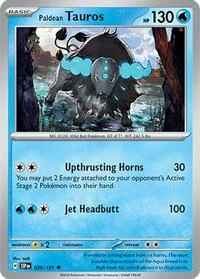 Paldean Tauros | 039/191 | Reverse Holofoil | SV08: Surging Sparks