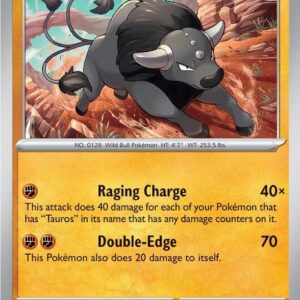 Paldean Tauros 048/094 Reverse Holofoil ME02: Phantasmal Flames