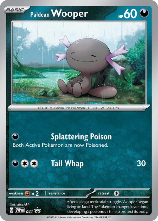 Paldean Wooper 041 Holofoil SV: Scarlet & Violet Promo Cards Paldean Wooper 041 Holofoil SV: Scarlet & Violet Promo Cards