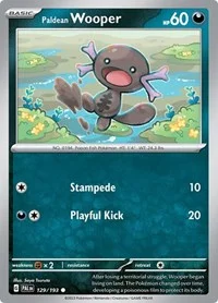 Paldean Wooper | 129/193 | Reverse Holofoil | SV02: Paldea Evolved