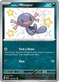 Paldean Wooper | 180/091 | Holofoil | SV: Paldean Fates