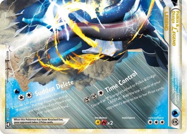 Palkia & Dialga Legend (Bottom) 102/102 Holofoil Triumphant