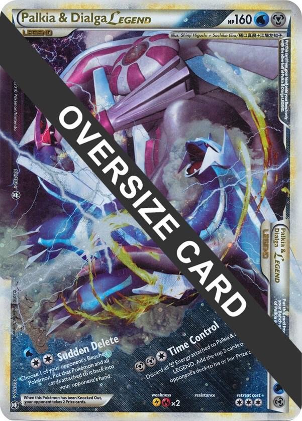 Palkia & Dialga Legends 101/102 + 102/102 (Single Oversized Promo) Holofoil Jumbo Cards Palkia & Dialga Legends 101/102 + 102/102 (Single Oversized Promo) Holofoil Jumbo Cards