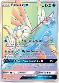 Palkia GX (Secret) | 132/131 | Holofoil | SM - Forbidden Light Palkia GX (Secret) | 132/131 | Holofoil | SM - Forbidden Light