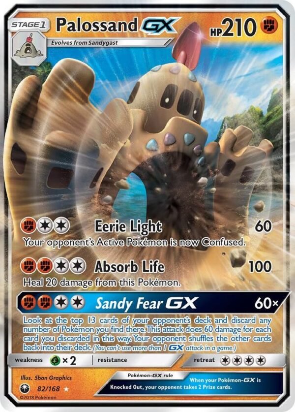 Palossand GX 82/168 Holofoil SM – Celestial Storm
