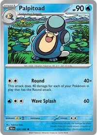 Palpitoad | 020/086 | Reverse Holofoil | SV: Black Bolt