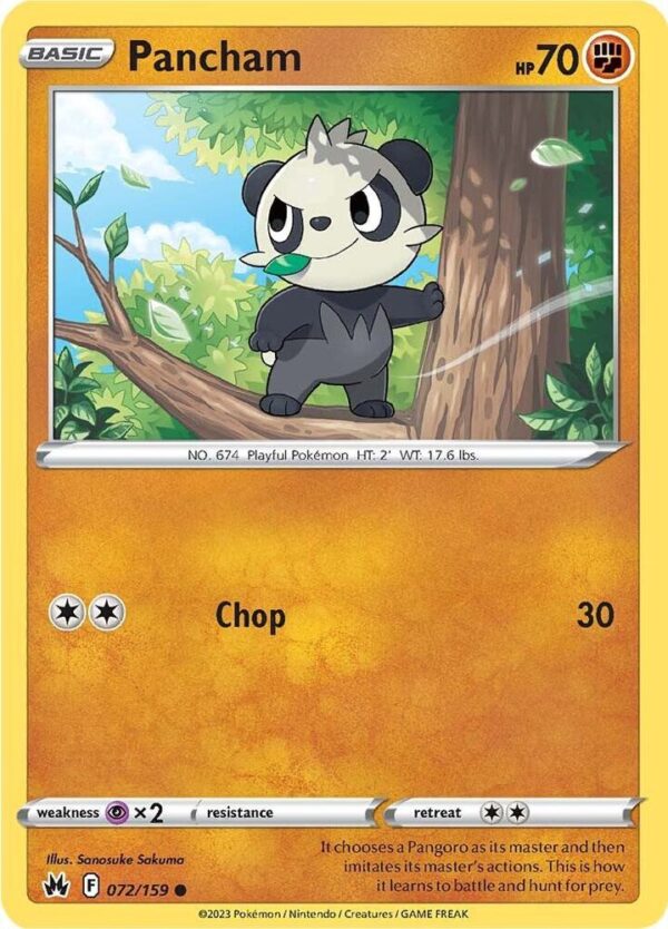 Pancham 072/159 Normal Crown Zenith