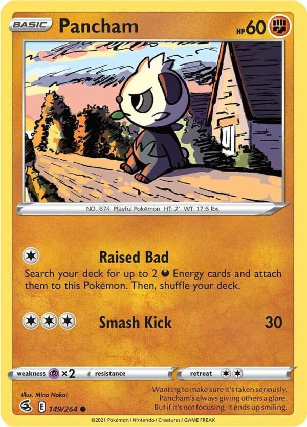 Pancham 149/264 Normal SWSH08: Fusion Strike Pancham 149/264 Normal SWSH08: Fusion Strike