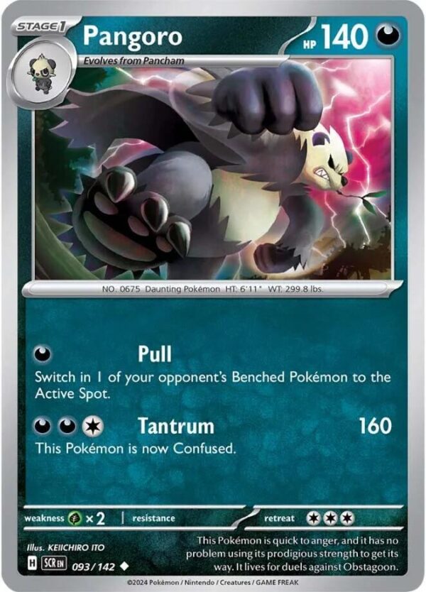 Pangoro 093/142 Normal SV07: Stellar Crown Pangoro 093/142 Normal SV07: Stellar Crown