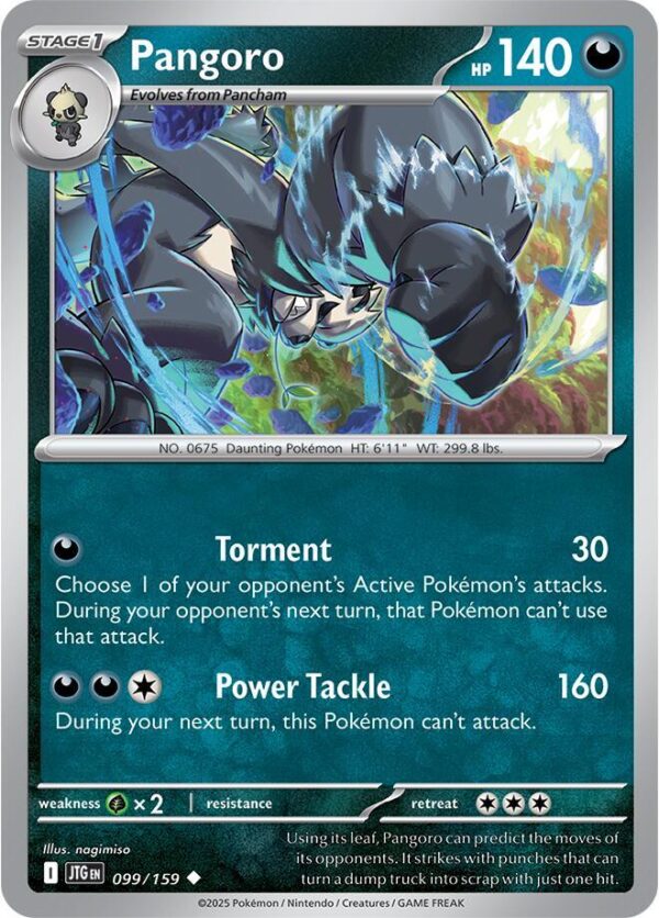 Pangoro 099/159 Normal SV09: Journey Together Pangoro 099/159 Normal SV09: Journey Together