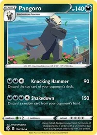 Pangoro | 174/264 | Reverse Holofoil | SWSH08: Fusion Strike
