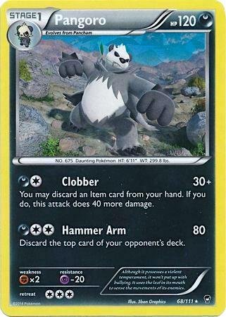Pangoro 68/111 (Cracked Ice Holo) 068/111 Holofoil Deck Exclusives Pangoro 68/111 (Cracked Ice Holo) 068/111 Holofoil Deck Exclusives