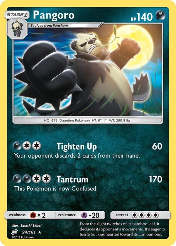 Pangoro 94/181 Reverse Holofoil SM – Team Up Pangoro 94/181 Reverse Holofoil SM – Team Up