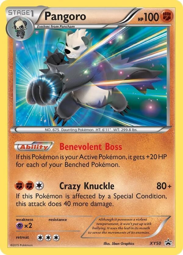Pangoro XY50 Holofoil XY Promos Pangoro XY50 Holofoil XY Promos