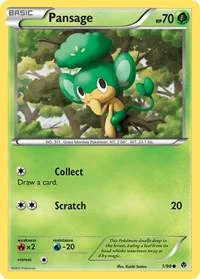 Pansage | 1/98 | Reverse Holofoil | Emerging Powers