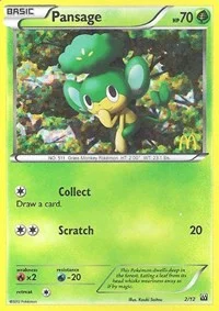 Pansage | 2/12 | 002/012 | Holofoil | McDonald's Promos 2012