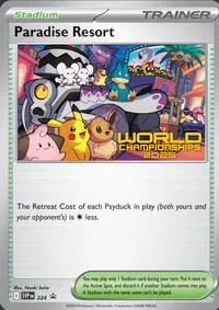 Paradise Resort | 224 (World Championships 2025) | Normal | SV: Scarlet & Violet Promo Cards