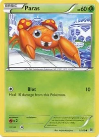 Paras | 1/162 | Reverse Holofoil | XY - BREAKthrough