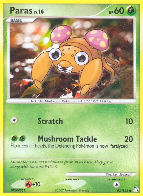 Paras 92/123 Normal Mysterious Treasures