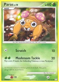 Paras | 92/123 | Reverse Holofoil | Mysterious Treasures