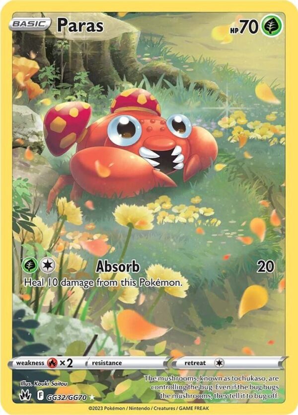 Paras GG32/GG70 Holofoil Crown Zenith: Galarian Gallery