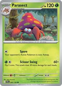 Parasect | 005/159 | Normal | SV09: Journey Together