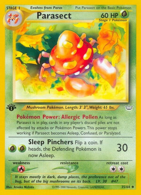 Parasect 35/64 1st Edition Neo Revelation