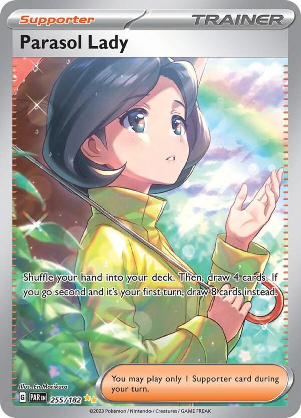 Parasol Lady 255/182 Holofoil SV04: Paradox Rift