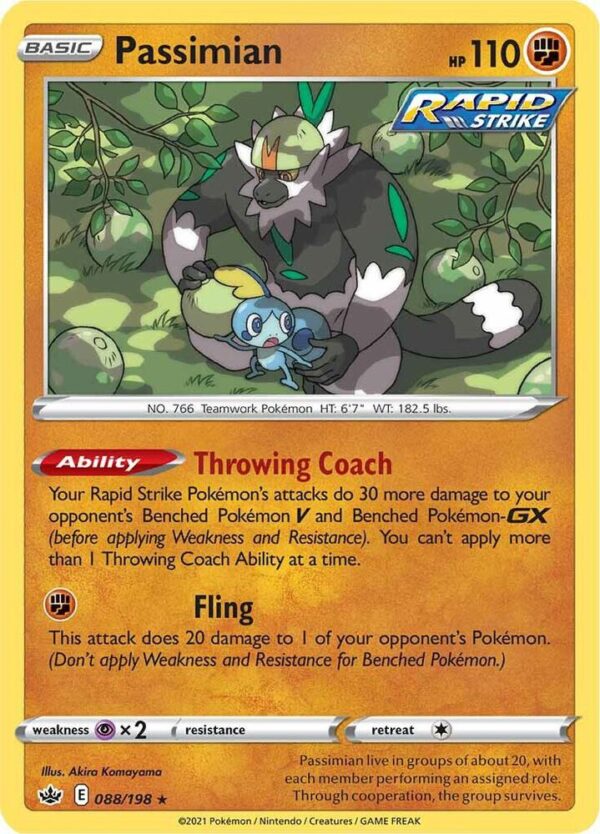 Passimian 088/198 Normal SWSH06: Chilling Reign