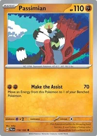 Passimian | 118/193 | Reverse Holofoil | SV02: Paldea Evolved Passimian | 118/193 | Reverse Holofoil | SV02: Paldea Evolved